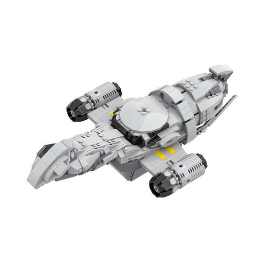 Space Western Firefly-Class Cargo Spaceship Building Kit | Compatible MOC - 1