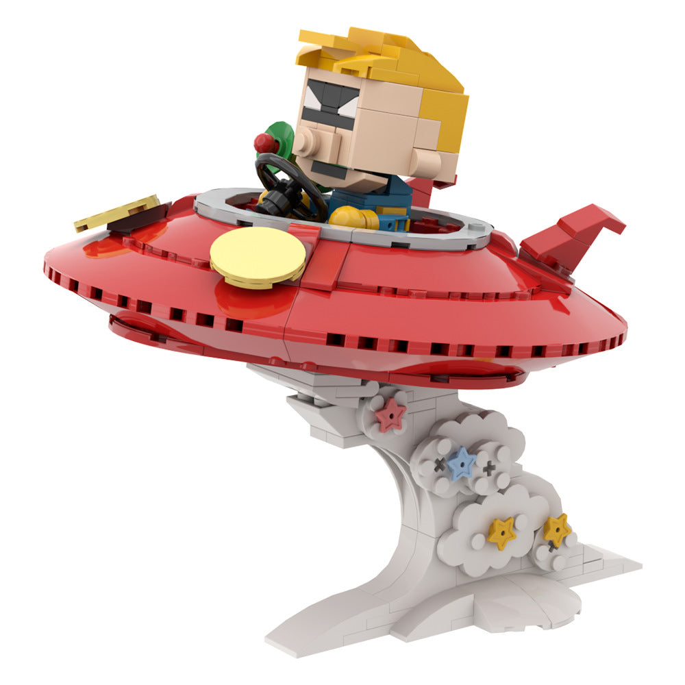 spaceman spiff building set | the calvin and hobbes | lego compatible - 3