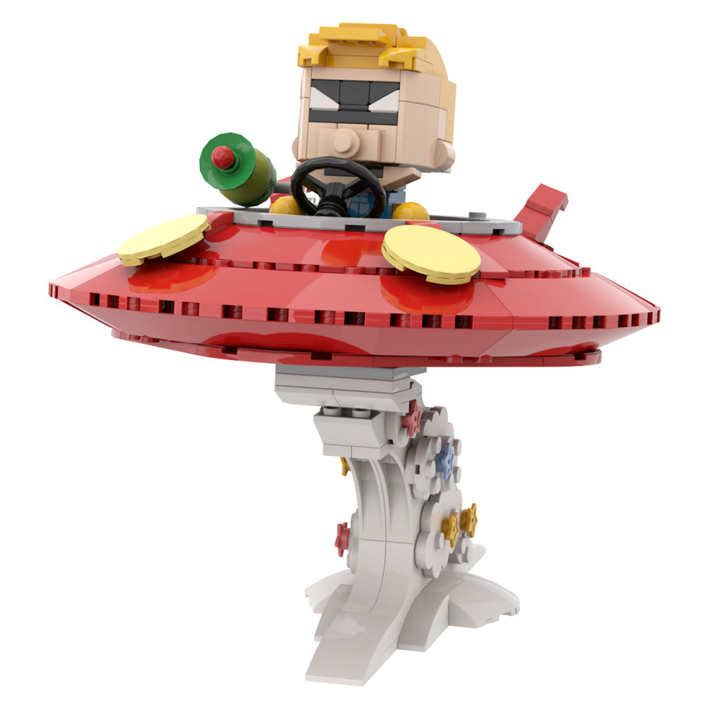 spaceman spiff building set | the calvin and hobbes | lego compatible - 5