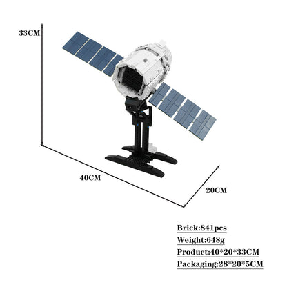 spacex dragon spacecraft building set | moc-4573 - 4