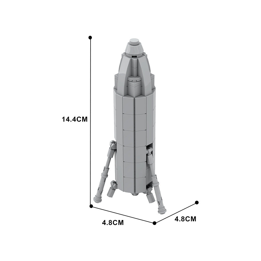 spacex starhopper building set | moc-146657 - 4