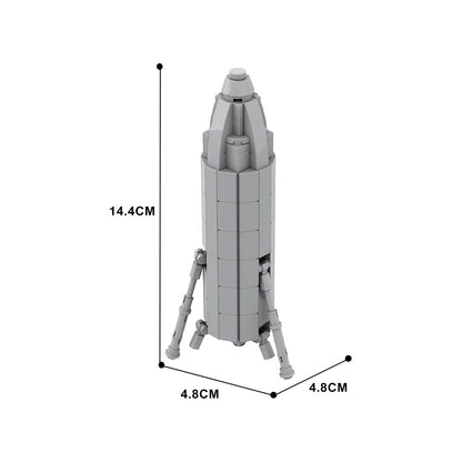 spacex starhopper building set | moc-146657 - 4