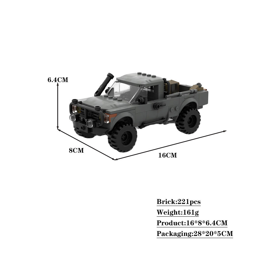 special operations forces technical truck building set | moc-105134 - 2