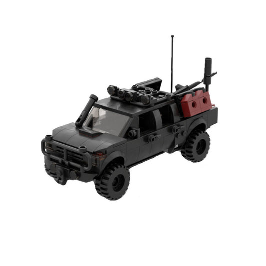 special operations forces technical truck | off-road pickup | moc-105847 - 1