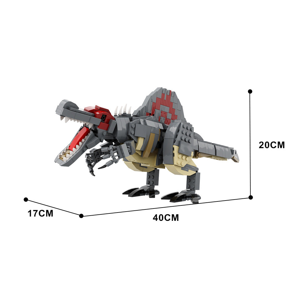 spinosaurus minifigure scale building set | moc-154188 - 4