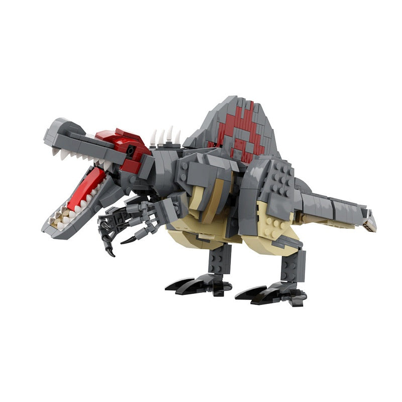 Spinosaurus MOC Dinosaur Building Kit | 585 Piece Prehistoric Model - 1