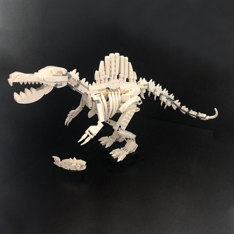 Spinosaurus Skeleton MOC Building Kit | Dinosaur Fossil Display Model - 3