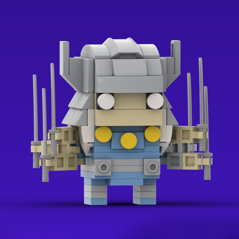 spiral brickheadz building kit | x-men | moc-184392 - 2