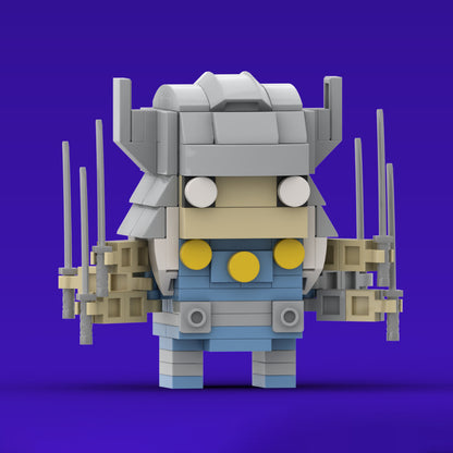 spiral brickheadz building kit | x-men | moc-184392 - 2