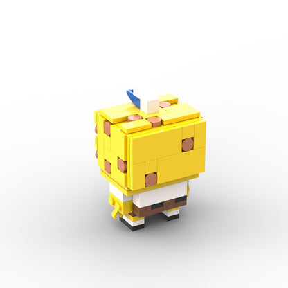 spongebob brickheadz building set | lego-compatible moc kit - 4