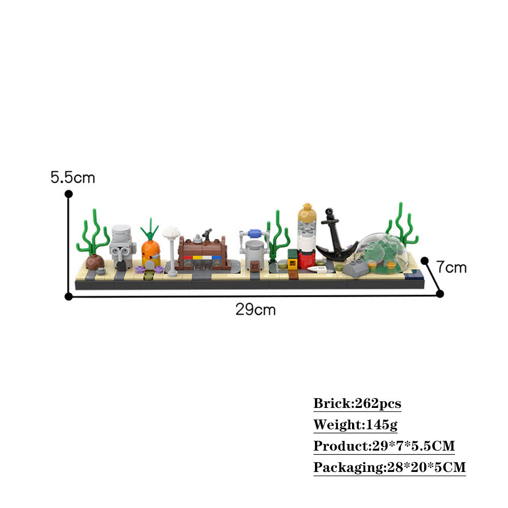 spongebob skyline building set | moc-47298 - 3