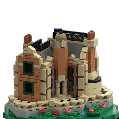 Spooky Manor MOC Building Kit | Haunted Halloween Architecture Model - 1