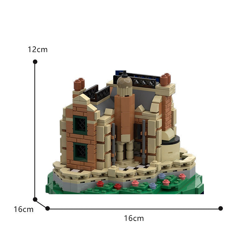Spooky Manor MOC Building Kit | Haunted Halloween Architecture Model - 3
