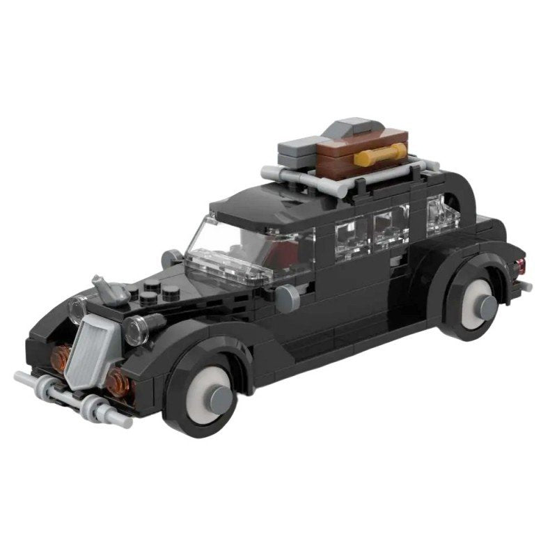 Spooky Mansion Cartoon Brick Car Building Kit | LEGO-Compatible MOC Vehicle - 1