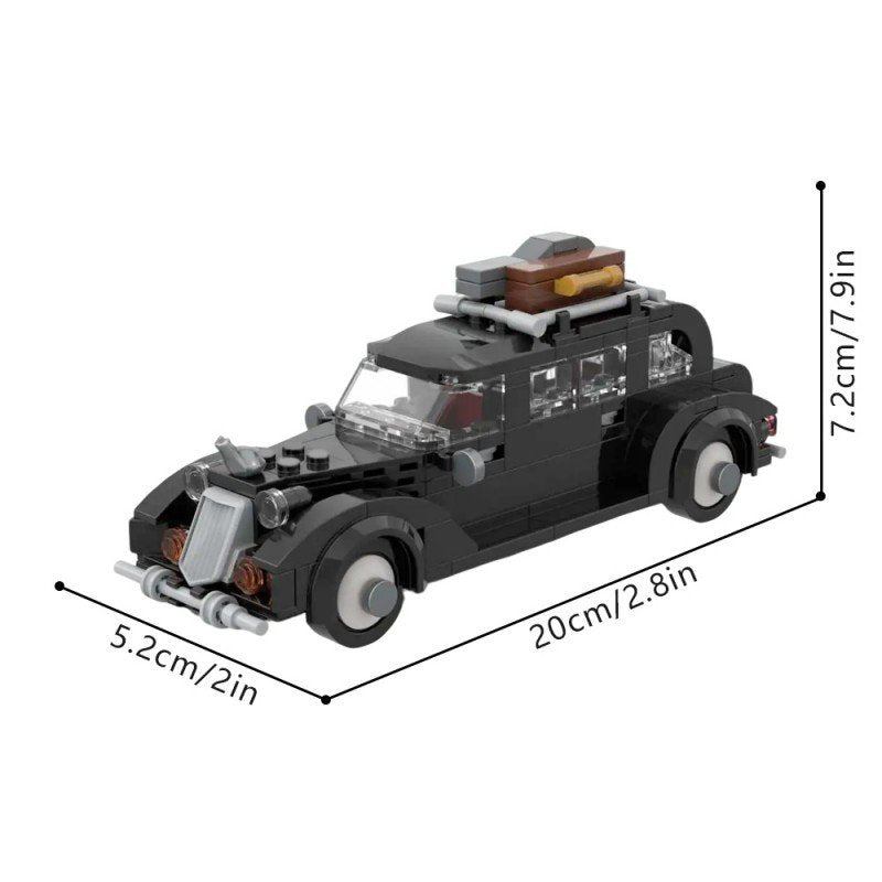Spooky Mansion Cartoon Brick Car Building Kit | LEGO-Compatible MOC Vehicle - 4