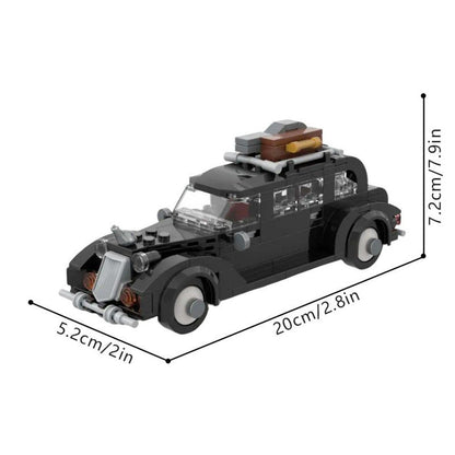 Spooky Mansion Cartoon Brick Car Building Kit | LEGO-Compatible MOC Vehicle - 4