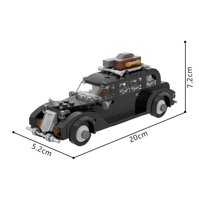 Spooky Mansion Cartoon Car MOC Building Kit | Fantasy Vehicle Model - 3