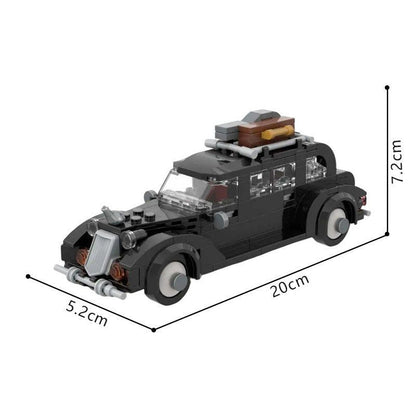 Spooky Mansion Cartoon Car MOC Building Kit | Fantasy Vehicle Model - 3