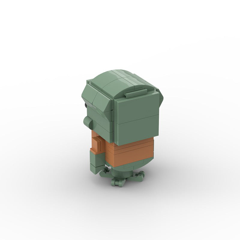 squidward brickheadz building set | lego-compatible spongebob moc - 4