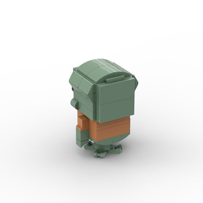squidward brickheadz building set | lego-compatible spongebob moc - 4