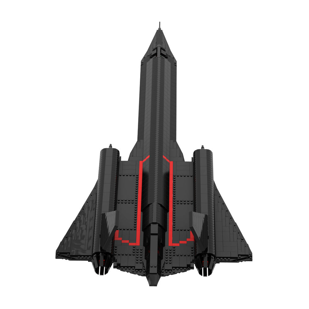 SR-71 Blackbird Reconnaissance Aircraft MOC Building Kit | LEGO-Compatible MOC - 3