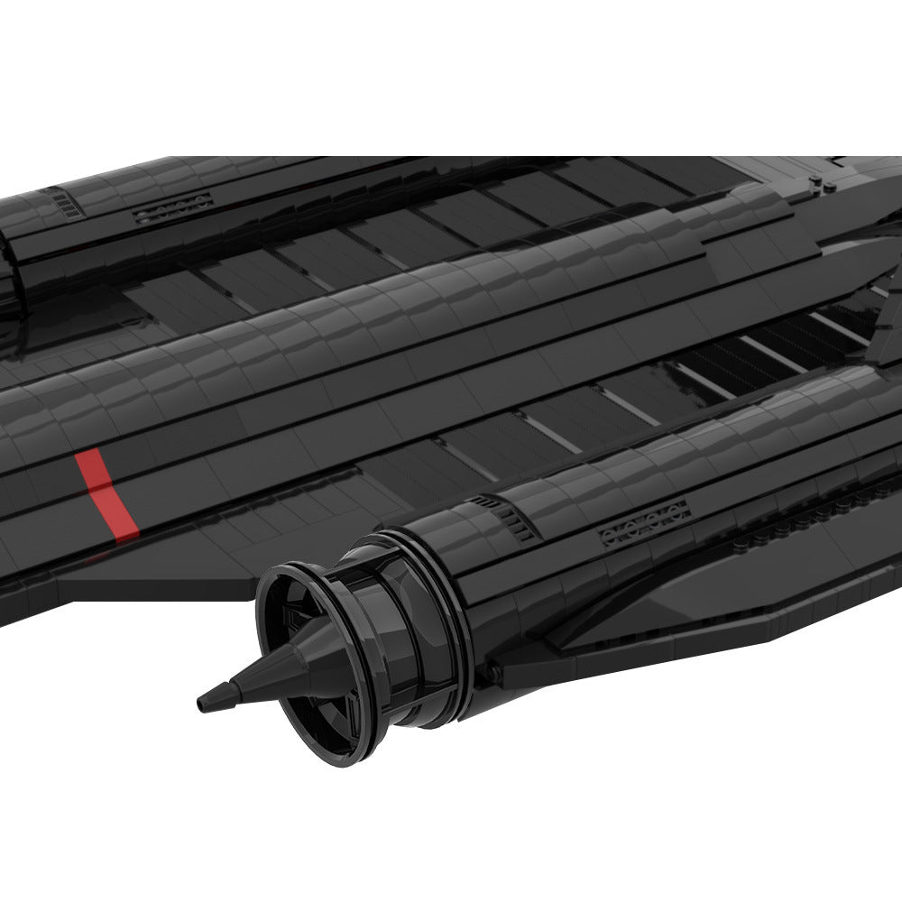 SR-71 Blackbird Reconnaissance Aircraft MOC Building Kit | LEGO-Compatible MOC - 9