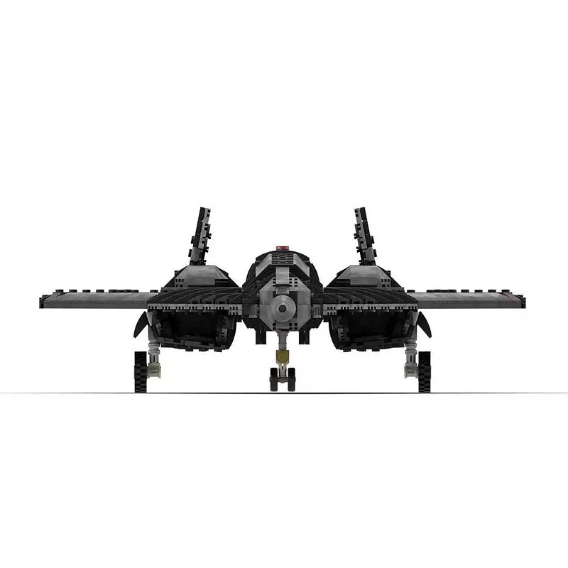 SR-72 Hypersonic Stealth Aircraft MOC Building Kit | 1:35 Scale - 3