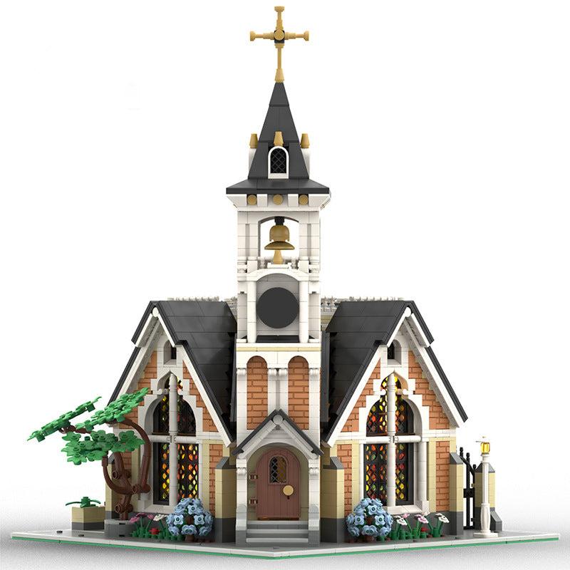 St. Joseph's Memorial Church Building Kit | LEGO-Compatible MOC - 1