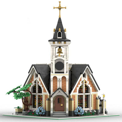St. Joseph's Memorial Church Building Kit | LEGO-Compatible MOC - 1