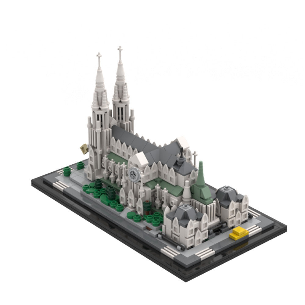 st. patrick's cathedral building set | 1:800 | moc-214496 - 3