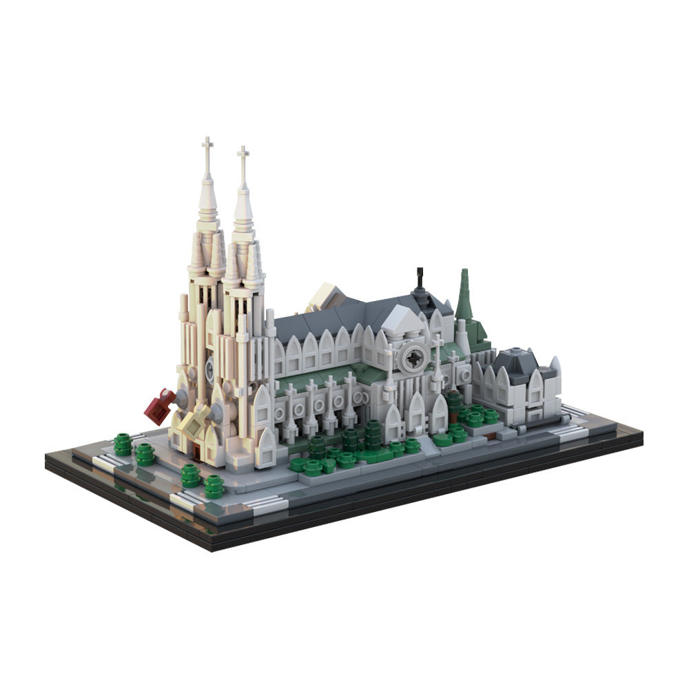 st. patrick's cathedral building set | 1:800 | moc-214496 - 5