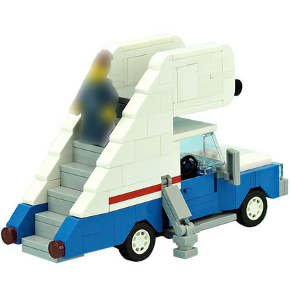 Stairs Truck MOC Building Kit | Utility Vehicle Engineering Model - 2