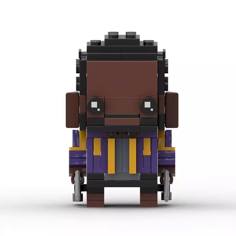 star lord t'challa brickheadz building set | marvel | lego compatible - 3