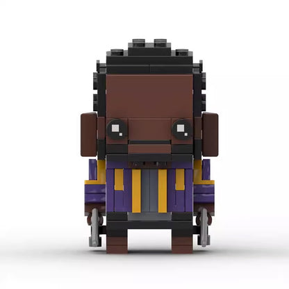 star lord t'challa brickheadz building set | marvel | lego compatible - 3
