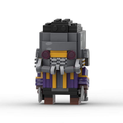 star lord t'challa brickheadz building set | marvel | moc-93935 - 1