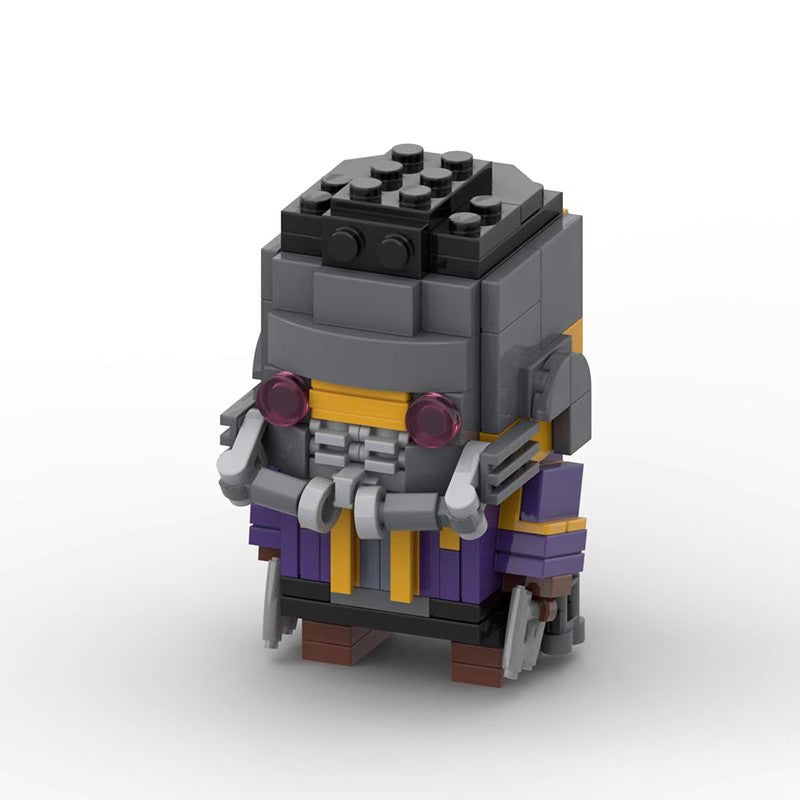 star lord t'challa brickheadz building set | marvel | moc-93935 - 3