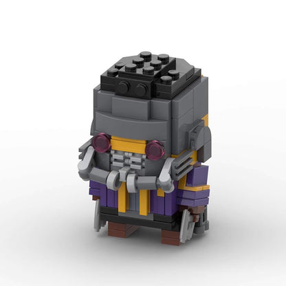 star lord t'challa brickheadz building set | marvel | moc-93935 - 3