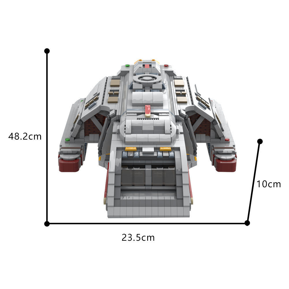 star trek runabout building set | moc-147771 - 4