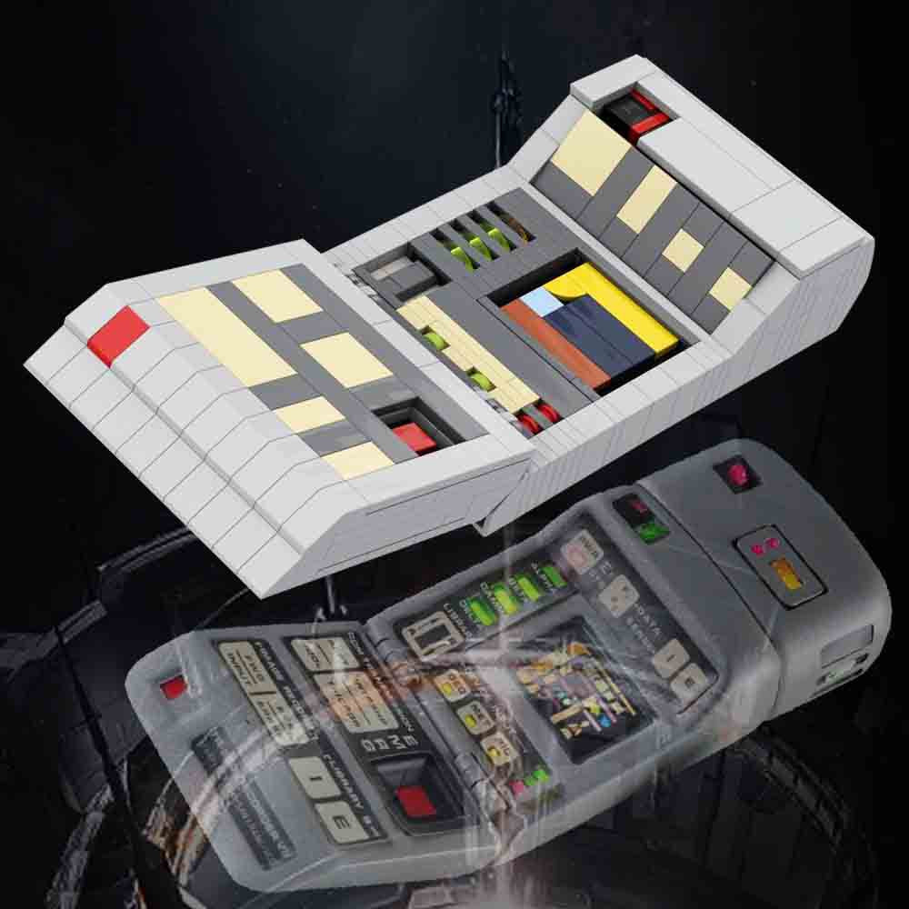 starfleet tr-580 tricorder vii building set | star trek | moc-137762 - 1