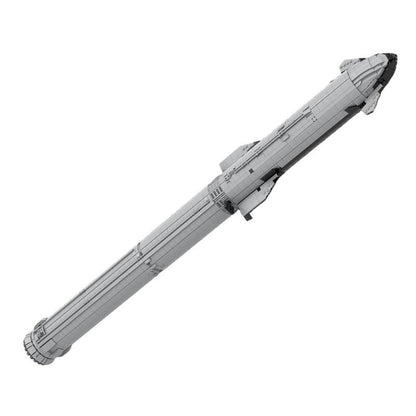 Starship Heavy Rocket MOC Building Kit | Futuristic Space Launch Model - 1