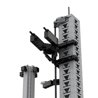 Starship Launch Site MOC Building Kit | Space Rocket Base Diorama - 1