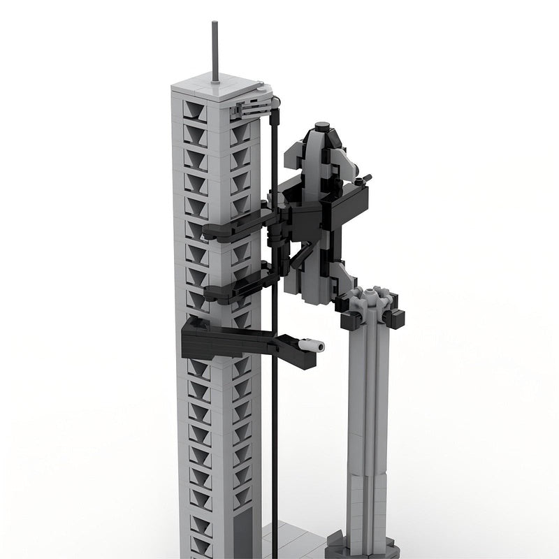 Starship Launch Site MOC Building Kit | Space Rocket Base Diorama - 5
