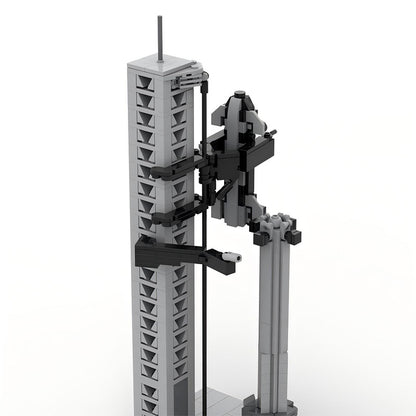 Starship Launch Site MOC Building Kit | Space Rocket Base Diorama - 5