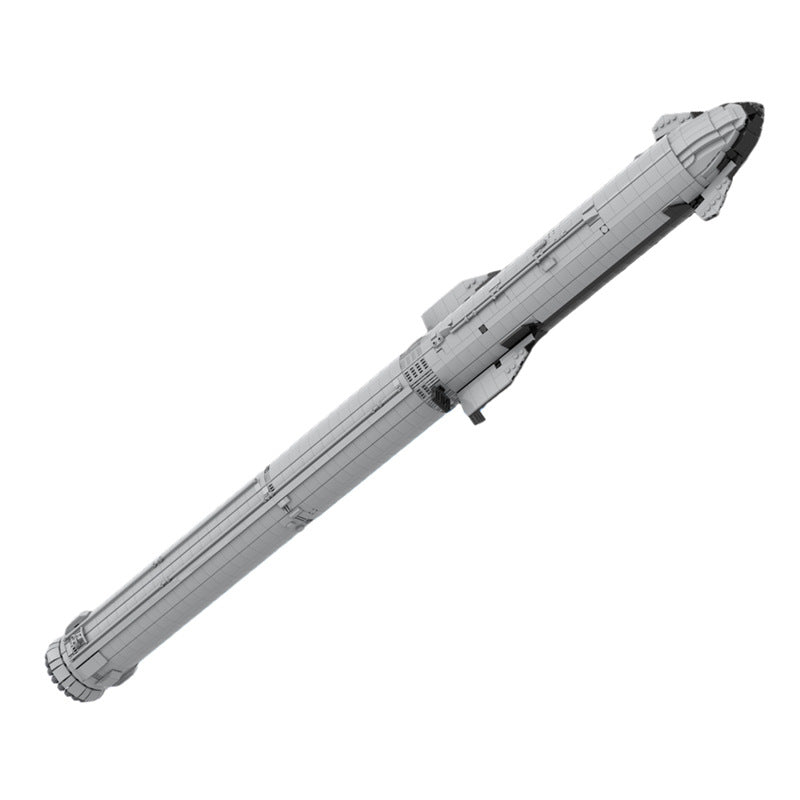 Starship & Super Heavy Rocket Building Kit | LEGO-Compatible MOC - 1