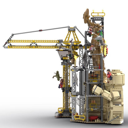 statue of liberty final battle building set | spider-man | moc-123857 - 4