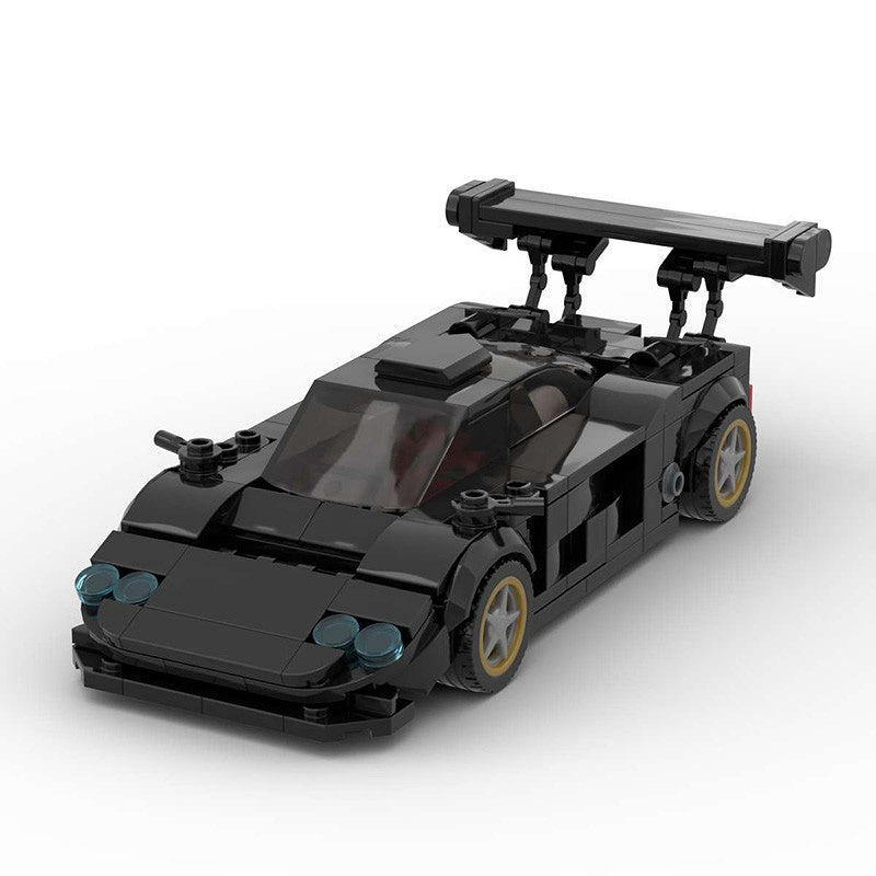 Stealth 787B Prototype Racing Car Building Kit | LEGO-Compatible MOC - 1