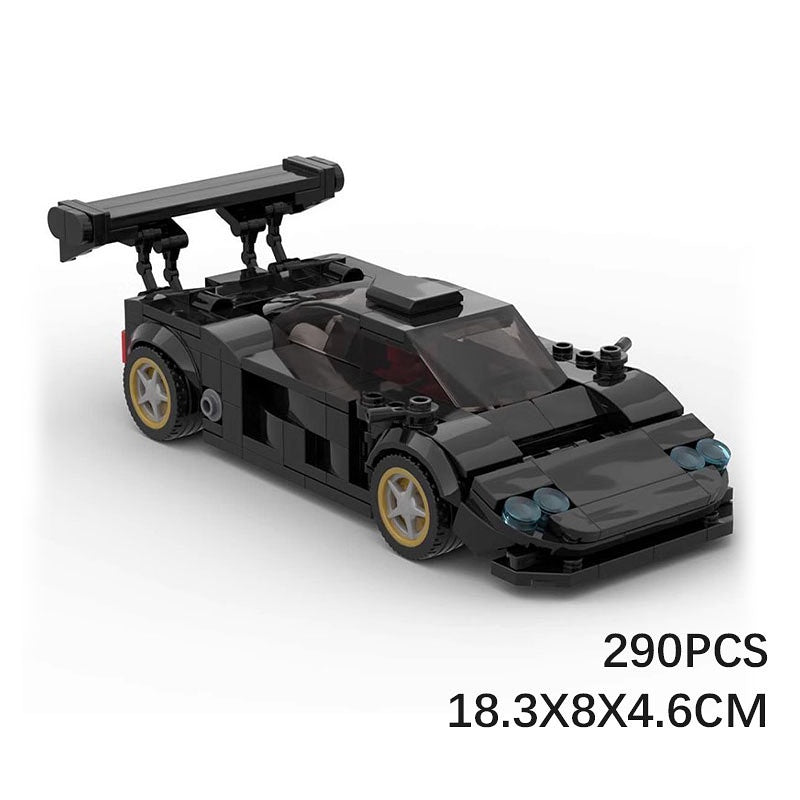 Stealth 787B Prototype Racing Car Building Kit | LEGO-Compatible MOC - 5
