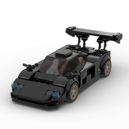 Stealth 787B Prototype Racing Car MOC Building Kit | Racing Vehicle Model - 1