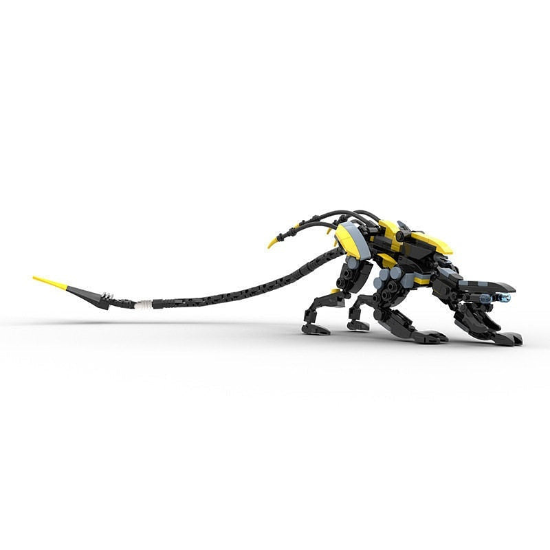 Stealth Hunter Robot Beast MOC Building Kit | Mecha Stalker Model - 1