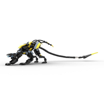 Stealth Hunter Robot Beast MOC Building Kit | Mecha Stalker Model - 2